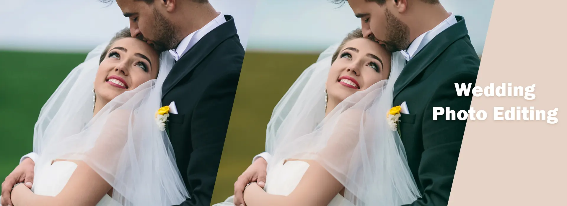 Wedding Photo editing for web home