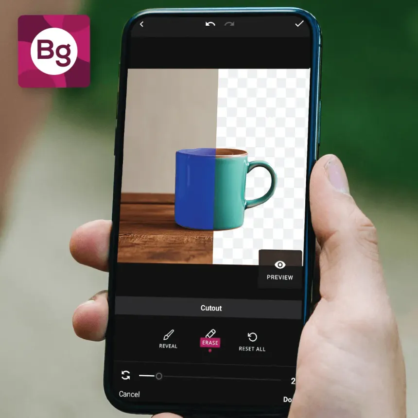 Background removal app